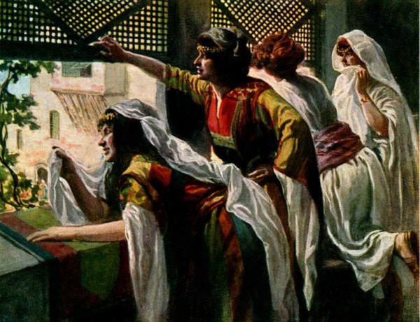 Tissot-Michal Watching David from a Window