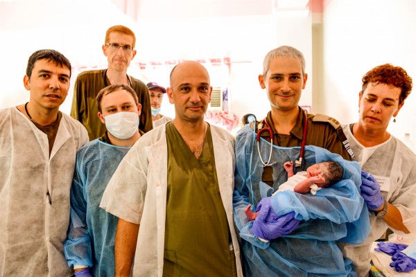 IDF delivers first baby born First-baby-boy-born-in-Israeli-field-hospital-in-the-Philippines