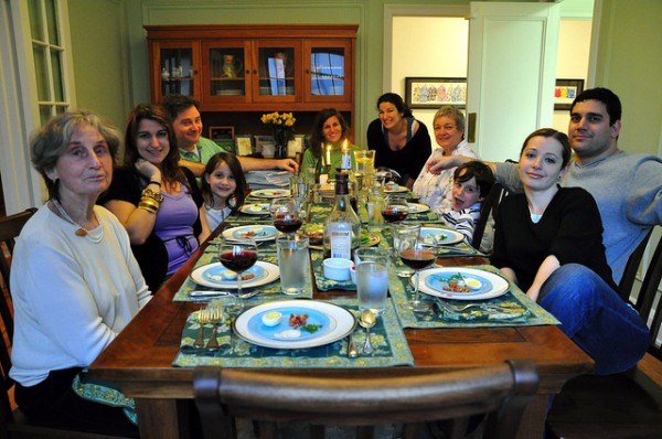 A family celebrates Passover family-celebrates-Passover-Shlosha Regalim