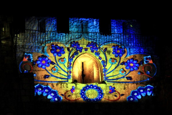 Jerusalem light show Night Spectacular-Jerusalem-City of David-light show