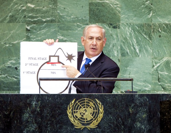 Netanyahu's red line Netanyahu-General Assemby_nuclear Iran_red line