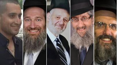 Zidan Nahad Seif, Aryeh Kupinsky, Avraham Shmuel Goldberg, Kalman Zeev Levine, and Moshe Twersky were killed during a terrorist attack on a Jerusalem synagogue. Zidan Nahad Seif Aryeh Kupinsky Avraham Shmuel Goldberg Kalman Zeev Levine Moshe Twersky killed terrorist attack Jerusalem synagogue