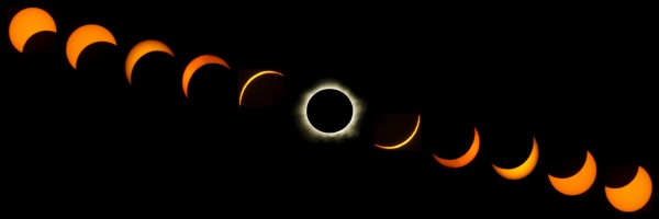 Total Solar Eclipse Eclipse phases from Cairns