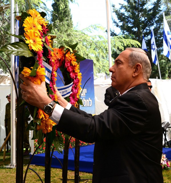 PM-Netanyahu-at-Remembrance-Day-Ceremony-at-Mount-Herzl Herzl-Memorial-Netanyahu-Israel